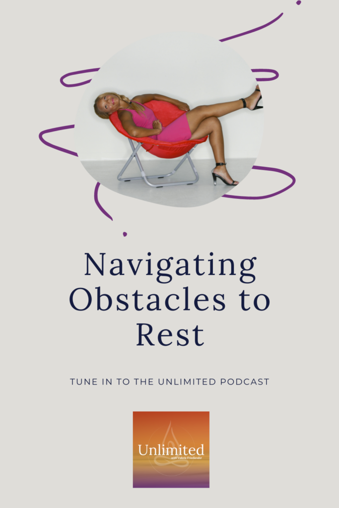 Navigating Obstacles to Rest Pinterest image