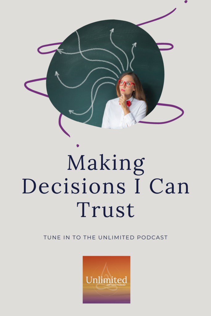 Making Decisions I Can Trust Pinterest image
