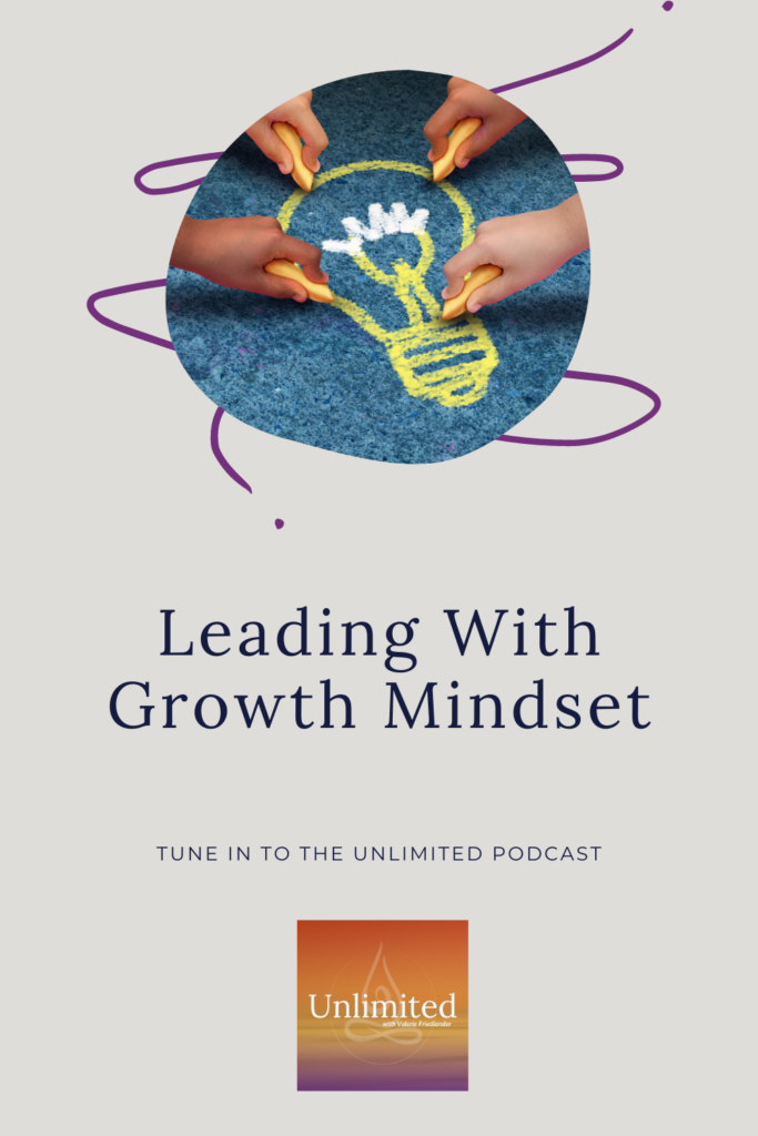 Leading With Growth Mindset Pinterest image