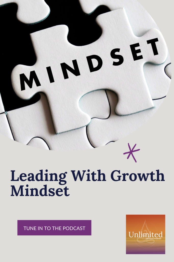 Leading With Growth Mindset Pinterest image