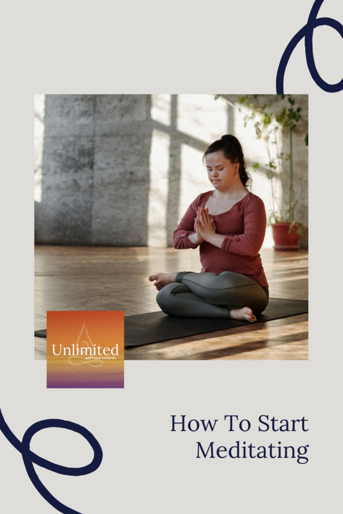 How to Start Meditating Pinterest Image