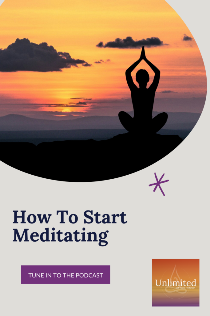 How to Start Meditating Pinterest Image