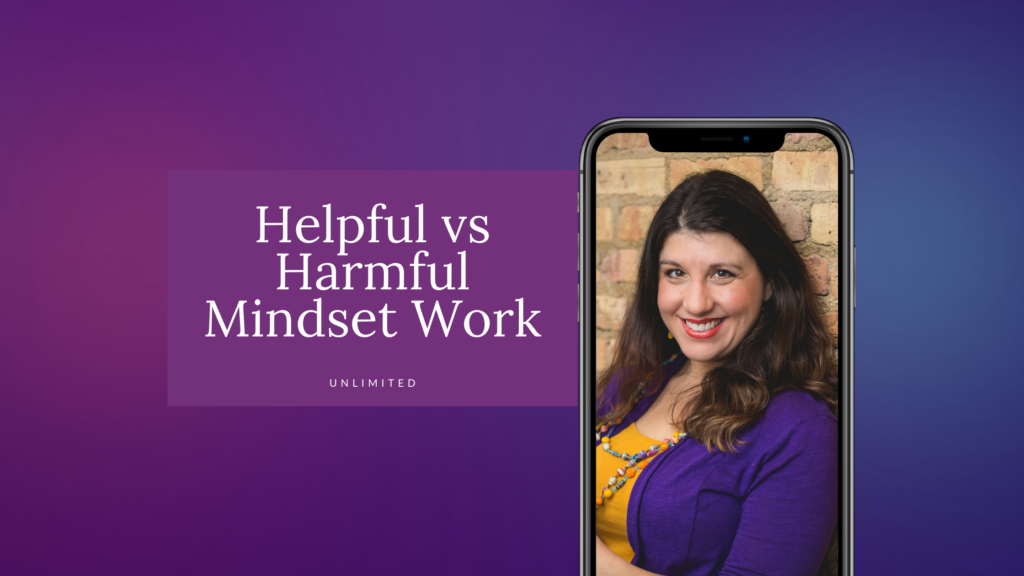 Helpful vs Harmful Mindset Work Blog Cover