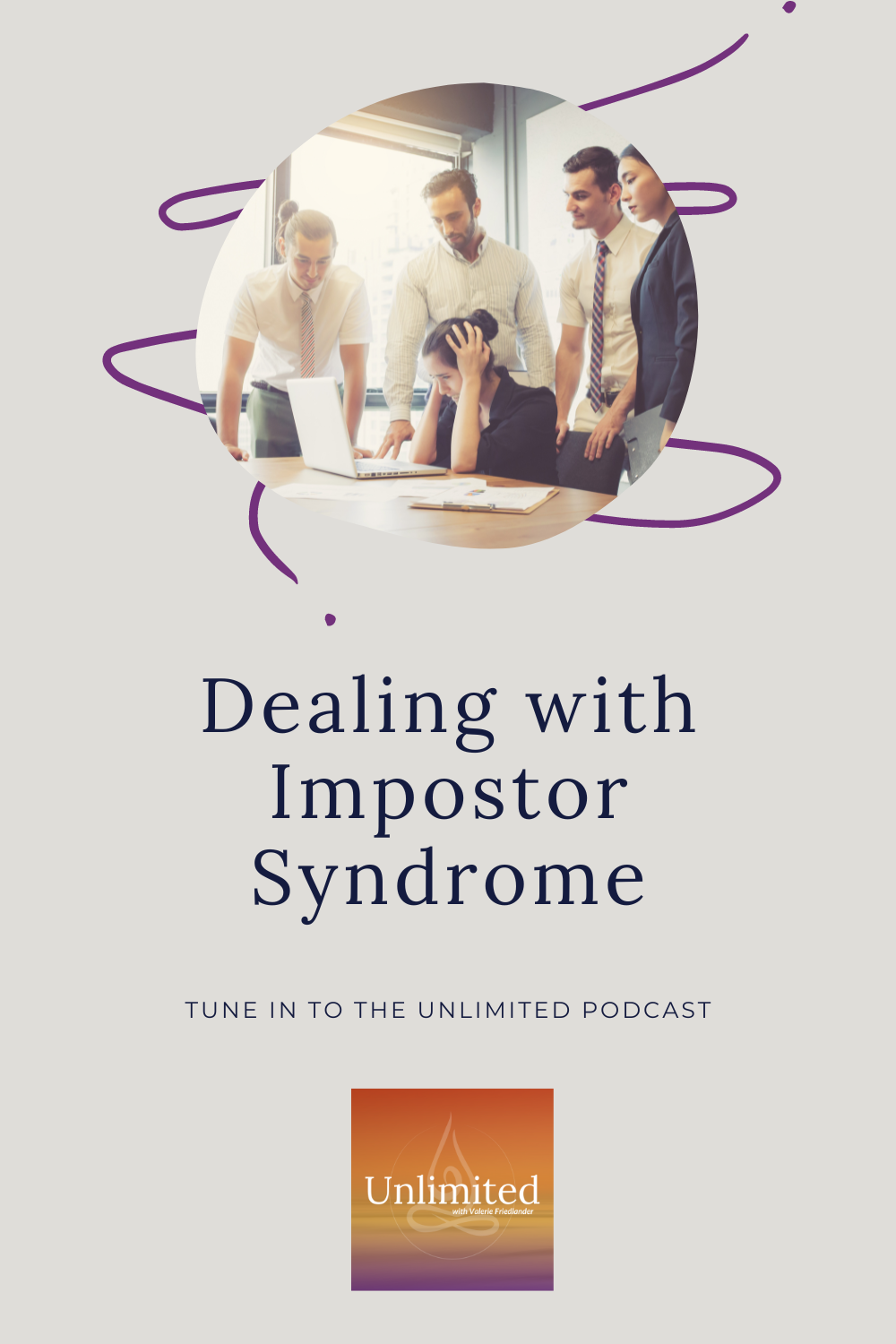 Dealing With Impostor Syndrome Pinterest image