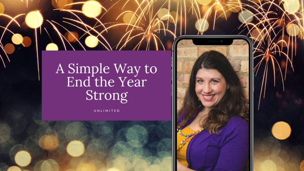 A Simple Way to End the Year Strong Blog Cover
