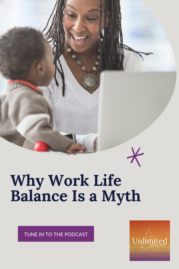 Why Work Life Balance Is a Myth Pinterest image
