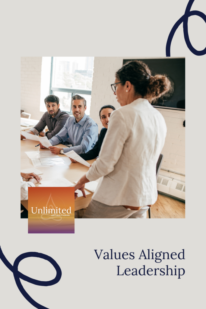 Values Aligned Leadership Pinterest Image