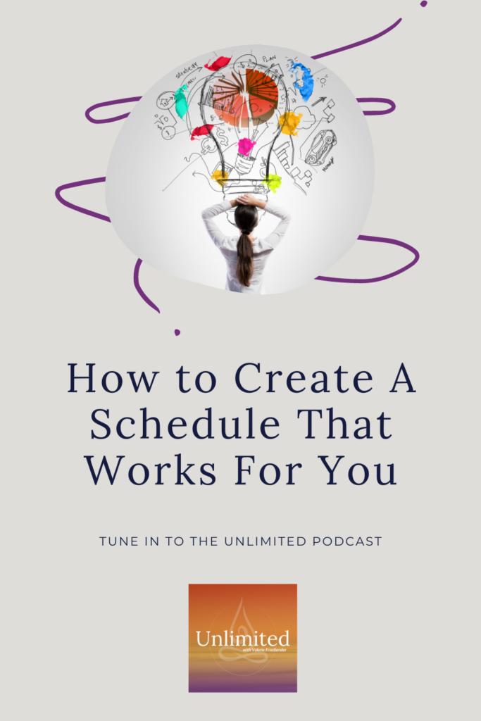 How to Create A Schedule That Works For You Pinterest Image