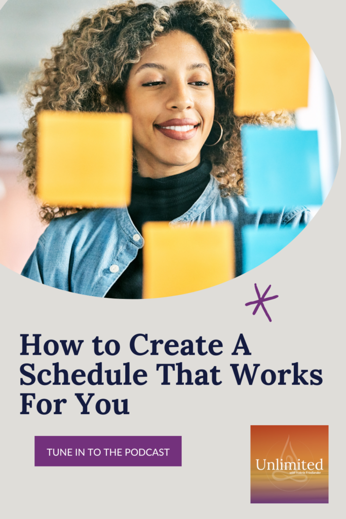 How to Create A Schedule That Works For You Pinterest Image