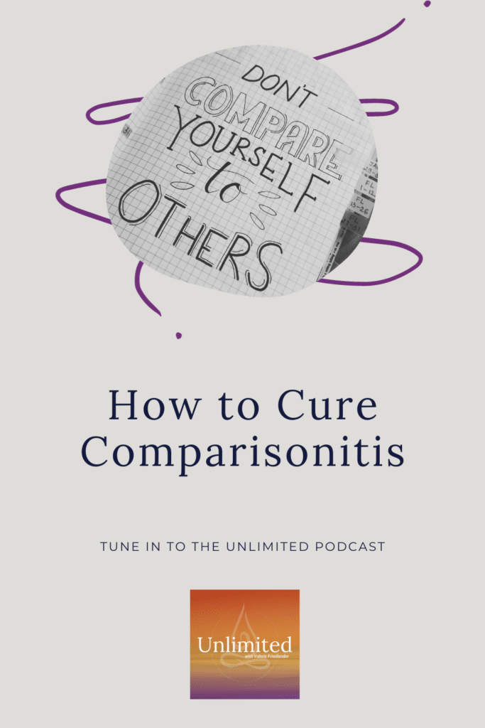 How to Cure Comparisonitis Pinterest Image
