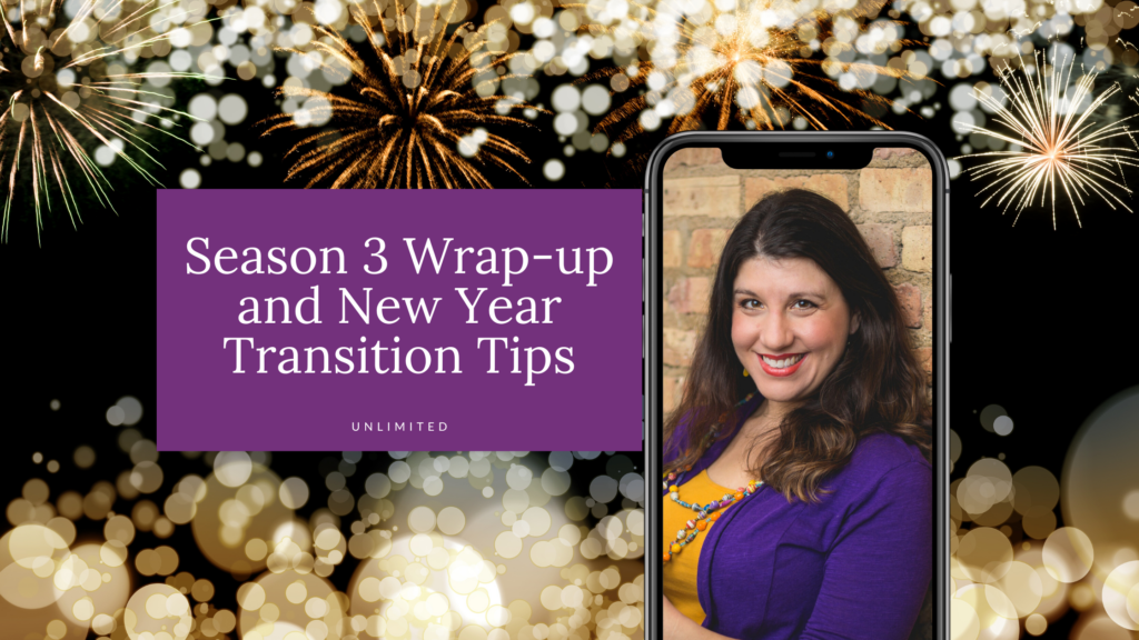 Season 3 Wrap-up and New Year Transition Tips Blog Cover Image