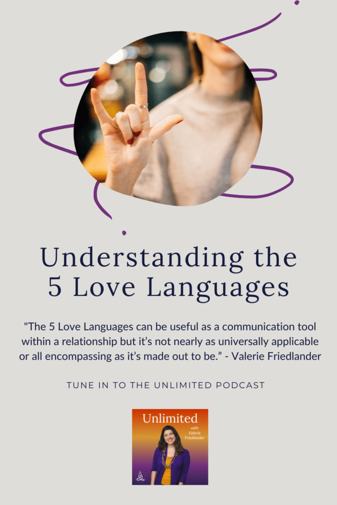 Understanding the 5 Love Languages Pinterest image