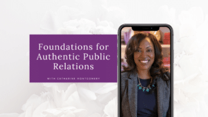 Foundations for Authentic Public Relations blog cover