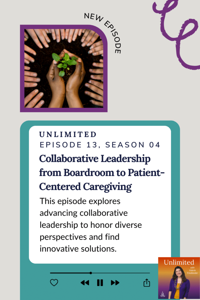 Collaborative Leadership from Boardroom to Patient-Centered Caregiving Pinterest Image