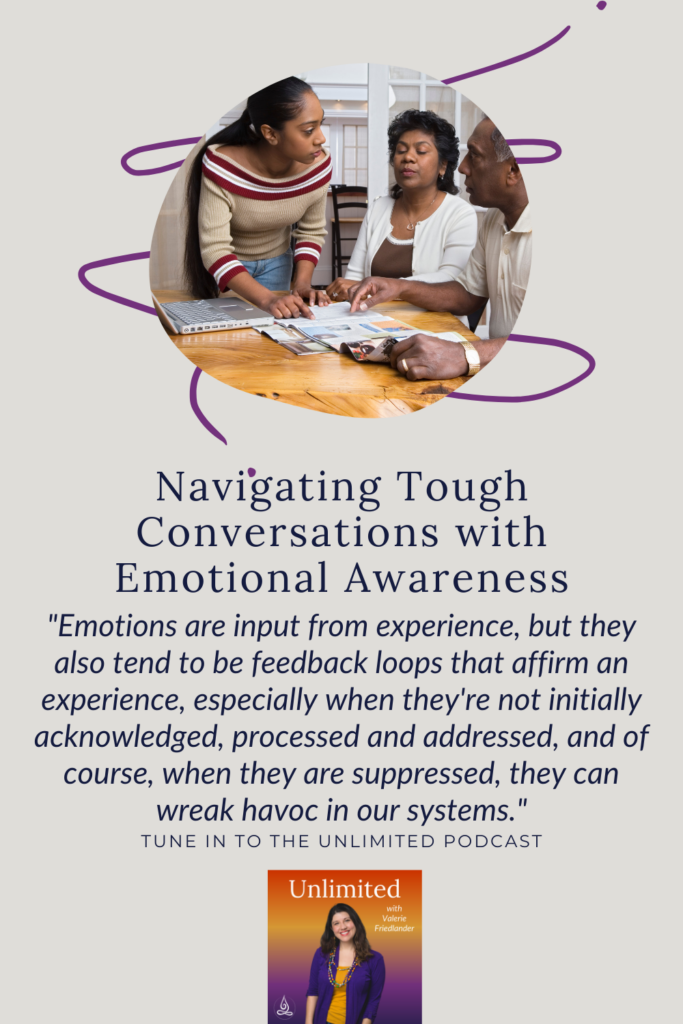 Navigating Tough Conversations with Emotional Awareness Pinterest Image 